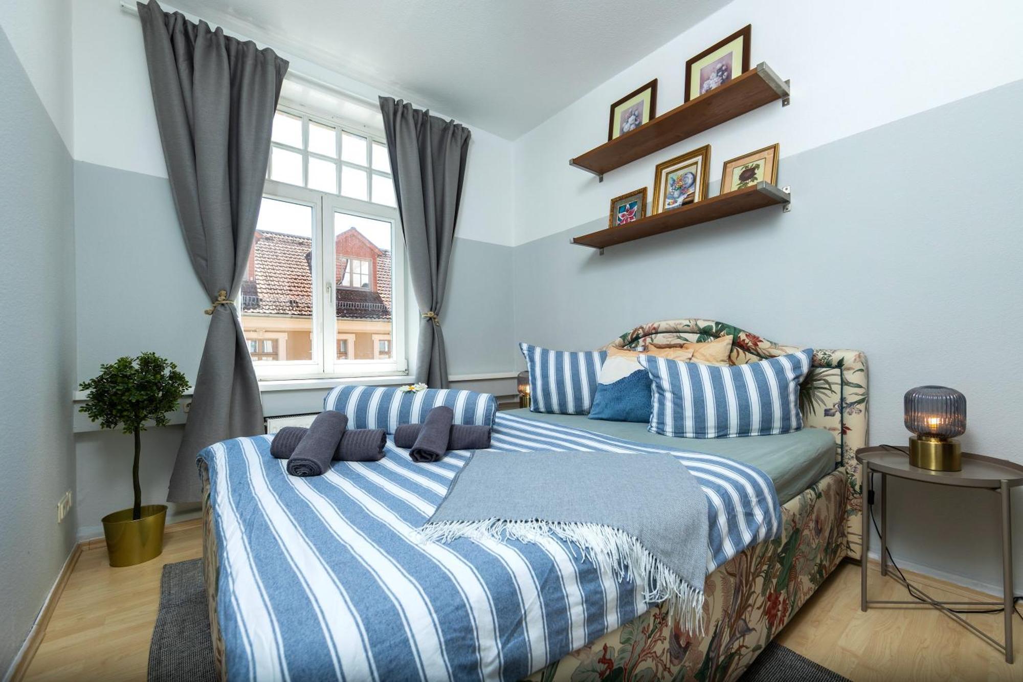 12 Fewos Im Jugendstilhaus Mit Aufzug, Terrasse, Kingsize-Bett, Smart-Tv, Etc Erfurt Luaran gambar