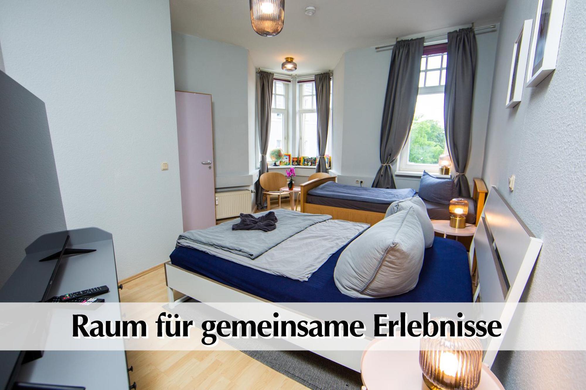 12 Fewos Im Jugendstilhaus Mit Aufzug, Terrasse, Kingsize-Bett, Smart-Tv, Etc Erfurt Bilik gambar