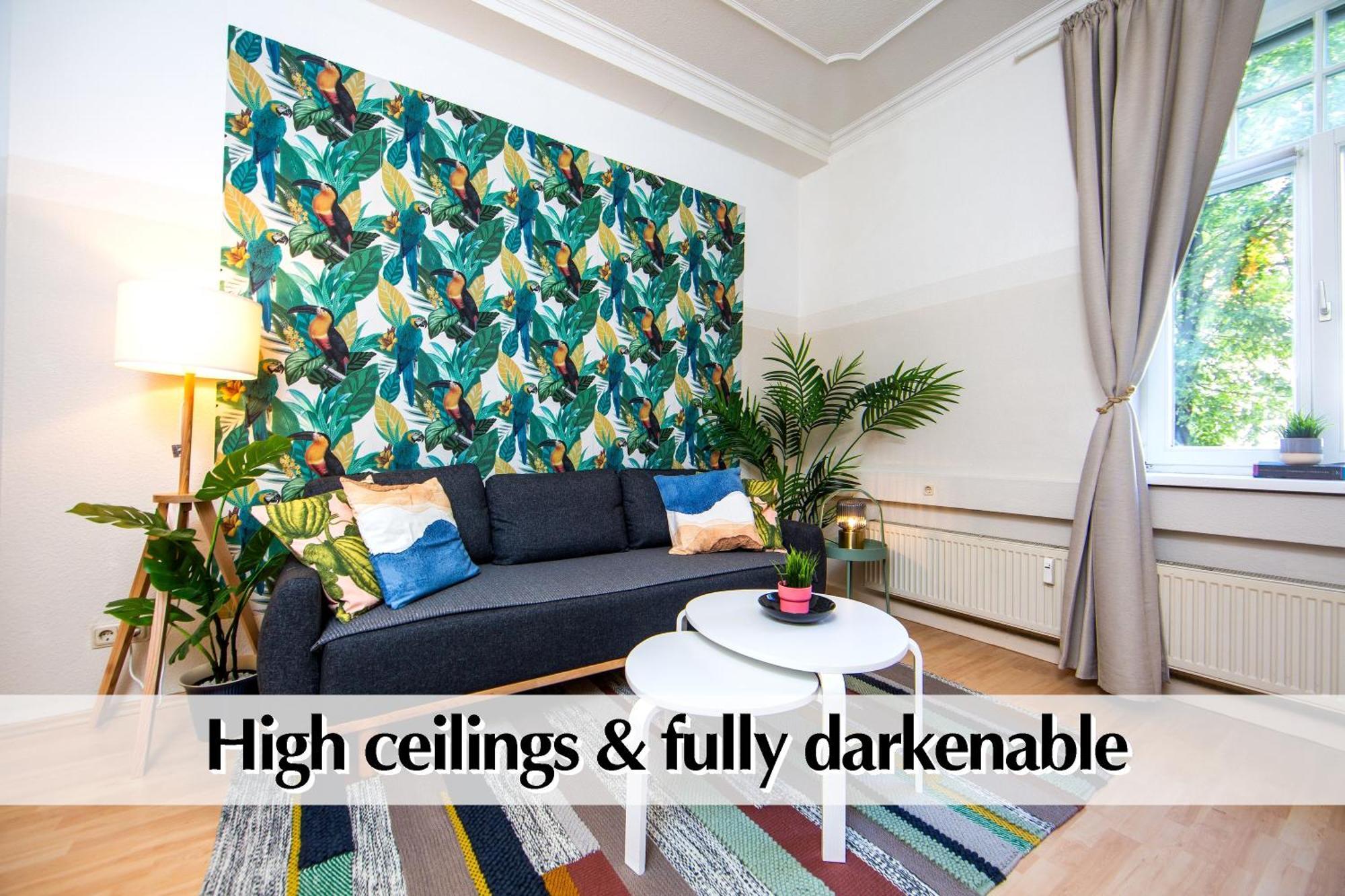 12 Fewos Im Jugendstilhaus Mit Aufzug, Terrasse, Kingsize-Bett, Smart-Tv, Etc Erfurt Bilik gambar
