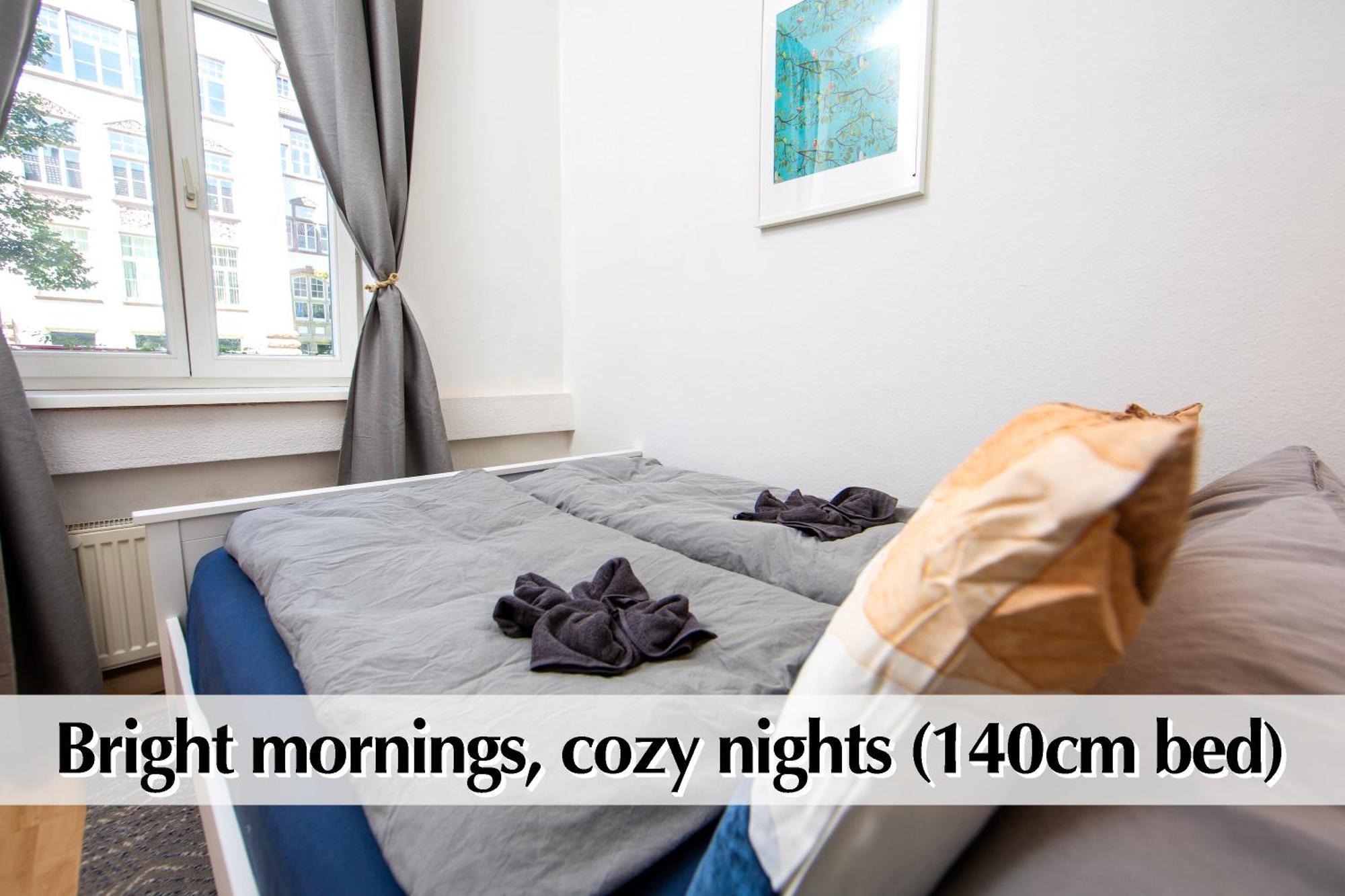 12 Fewos Im Jugendstilhaus Mit Aufzug, Terrasse, Kingsize-Bett, Smart-Tv, Etc Erfurt Bilik gambar