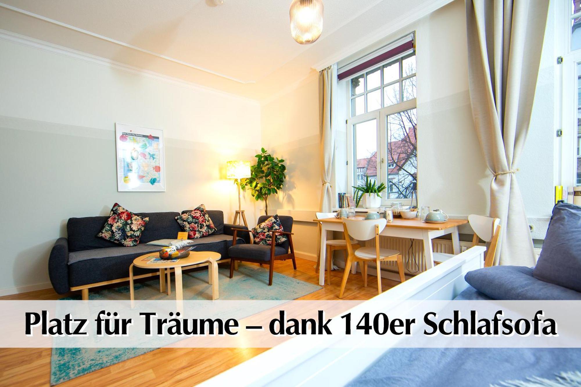 12 Fewos Im Jugendstilhaus Mit Aufzug, Terrasse, Kingsize-Bett, Smart-Tv, Etc Erfurt Bilik gambar