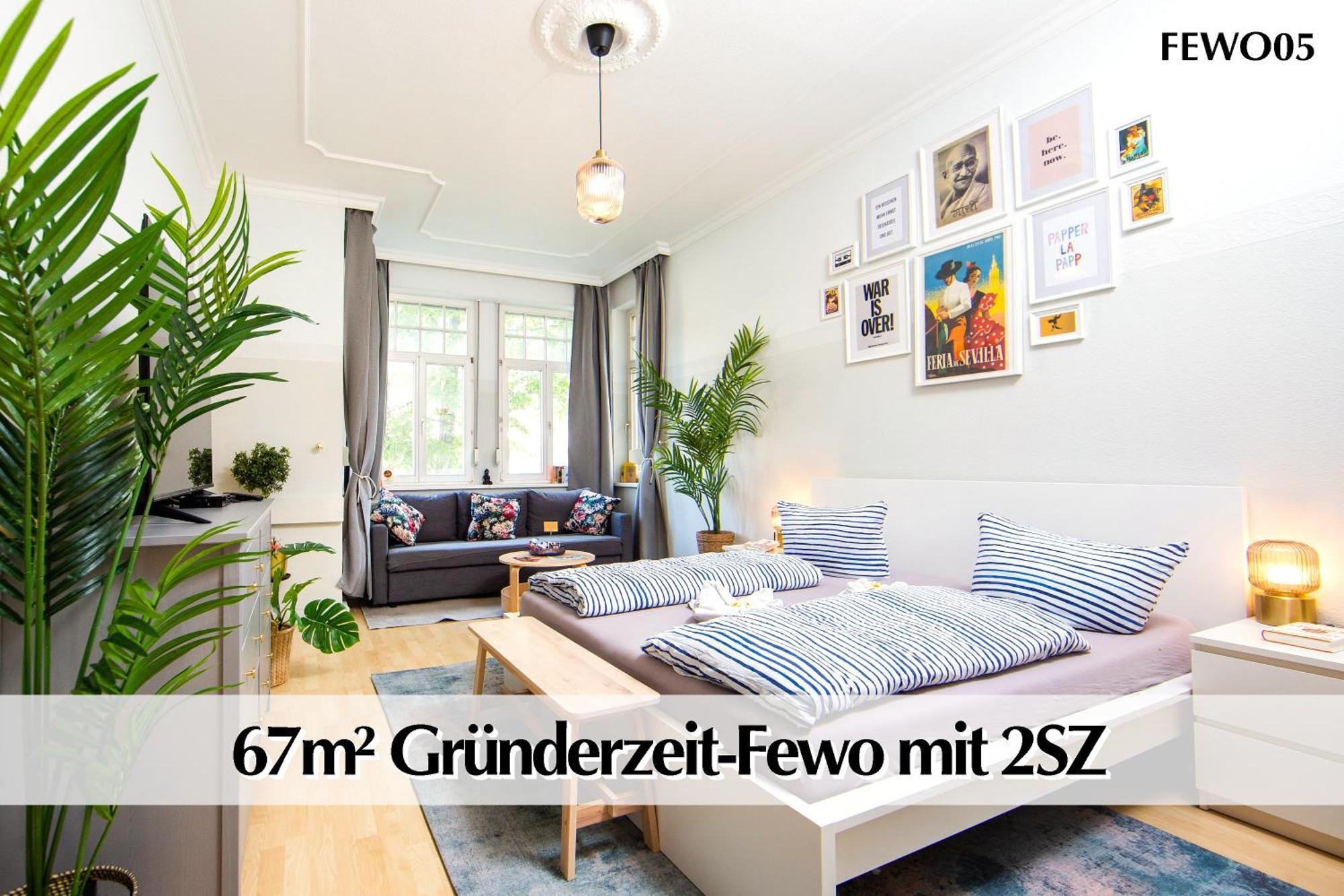 12 Fewos Im Jugendstilhaus Mit Aufzug, Terrasse, Kingsize-Bett, Smart-Tv, Etc Erfurt Luaran gambar